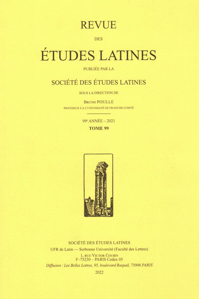 Picture of Revue des études latines