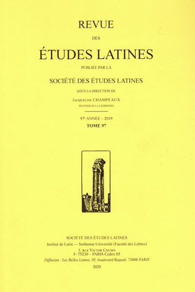 Picture of Revue des études latines