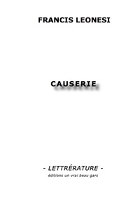 Picture of CAUSERIE