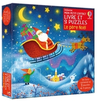 Picture of Le père Noël - Mon petit coffret Livre et 3 puzzles