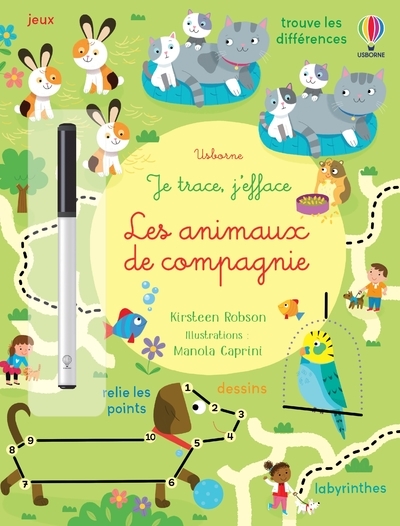Image de Les animaux de compagnie - Je trace, j'efface
