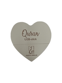 Image de QURAN CLé USB  COEUR BEIGE
