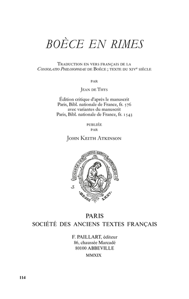 Image de BOÈCE EN RIMES