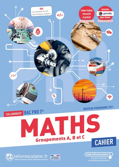 Image de Mathématiques Tle Bac pro, cahier d'activités, édition 2021