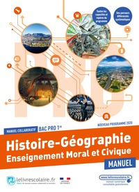 Image de Histoire Géographie EMC 1ère Bac pro, manuel élève, édition 2021
