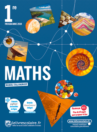 Image de Mathématiques 1re - Enseignement de spécialité, édition 2019