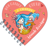 Image de Mon carnet c ur à colorier monde féérique