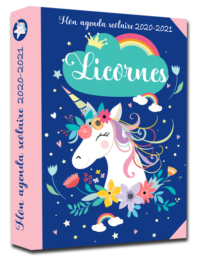 Image de Mon agenda scolaire Licornes 2020-2021