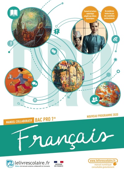 Image de Français 1ère bac pro, Manuel élève, édition 2021