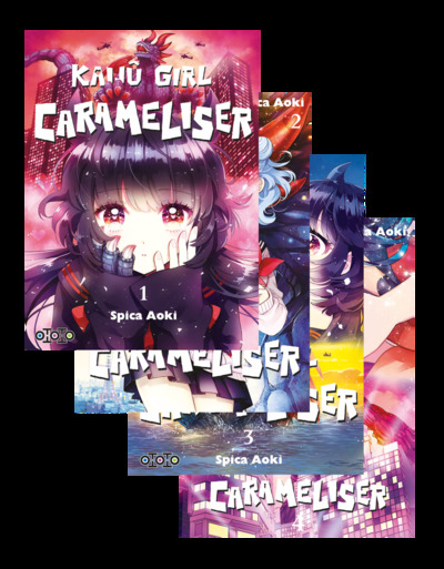 Picture of Pack Kaiju girl carameliser T01 à 04 2 tomes = 4 tomes