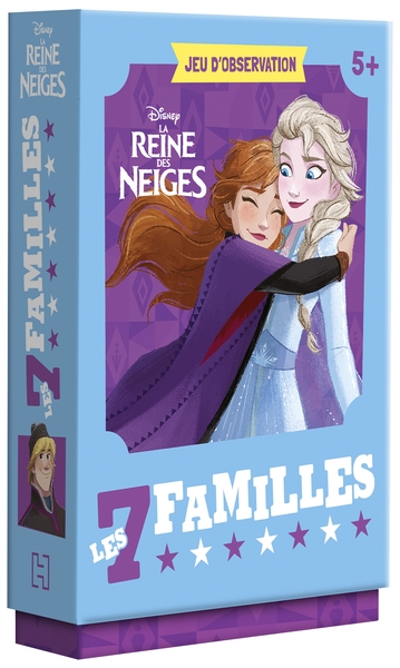Image de LA REINE DES NEIGES - Jeu de cartes - 7 familles - Disney