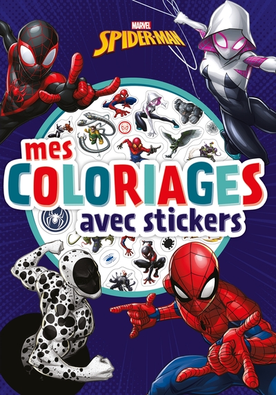 Picture of SPIDER-MAN - Mes Coloriages avec stickers - MARVEL