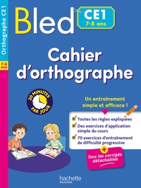 Image de Bled Cahier d'orthographe CE1