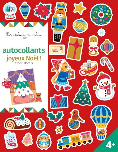 Image de Autocollants Joyeux Noël ! Avec 6 décors
