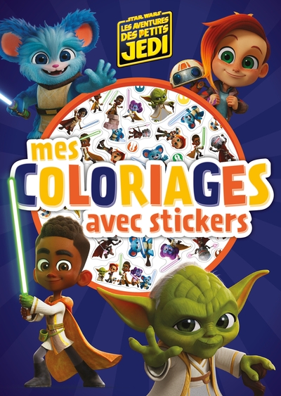 Image de LES AVENTURES DES PETITS JEDI - Mes Coloriages avec stickers - STAR WARS