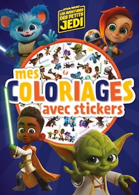 Image de LES AVENTURES DES PETITS JEDI - Mes Coloriages avec stickers - STAR WARS