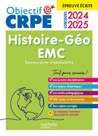 Picture of Objectif CRPE 2025 - Histoire-Géographie-EMC  - épreuve écrite d'admissibilité