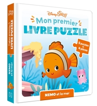 Picture of DISNEY BABY - Mon Premier livre puzzle - 4 pièces - Nemo et la mer