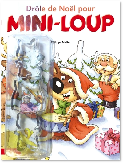 Image de Drôle de Noël avec Mini-Loup + 3 emporte-pièces