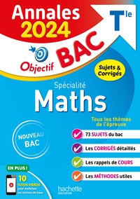 Image de Annales Objectif BAC 2024 - Spécialité Maths