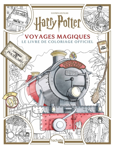 Picture of Coloriage Harry Potter  - Voyages Magiques