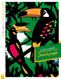 Picture of Les ateliers d'Antoine Guilloppé - Cartes à gratter Dans la jungle - pochette avec accessoires