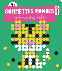 Image de Gommettes rondes Animaux pixels