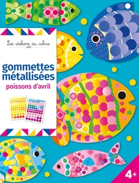 Image de Gommettes métallisées poissons d'avril - pochette avec accessoires NED