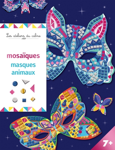 Image de Mosaïques masques animaux - pochette avec accessoires