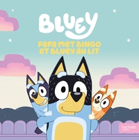 Image de Bluey - Papa met Bingo et Bluey au lit