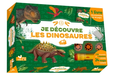 Image de Je découvre les dinos - coffret avec lampe et kit excavation
