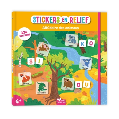 Picture of Stickers épais Mon premier ABCdaire animaux