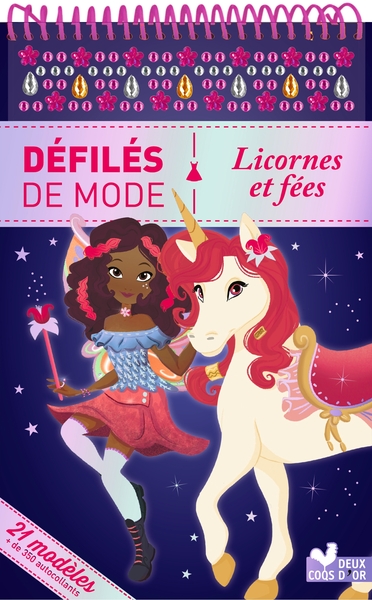Picture of Licornes et fees - bloc spirale