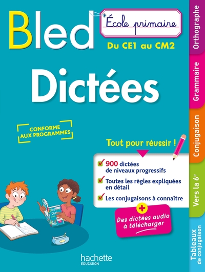 Image de BLED Ecole Primaire Dictées Primaire Du CE1 au CM2