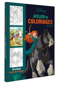 Picture of DISNEY TEENS - Atelier de coloriages - Princesses et chevaux