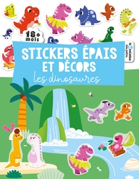 Image de Stickers épais et décors - dinosaures