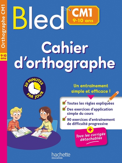 Image de Bled Cahier d'orthographe CM1