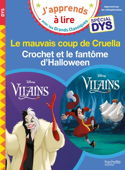 Image de Disney Vilains - Cruella / Crochet et le fantôme d'Halloween - Spécial DYS  (dyslexie)