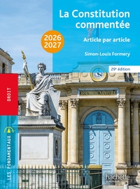 Image de Fondamentaux  - La Constitution commentée 2026-2027
