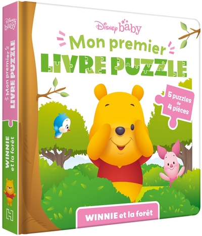 Picture of DISNEY BABY - Mon Premier livre puzzle - 4 pièces - Winnie et la forêt