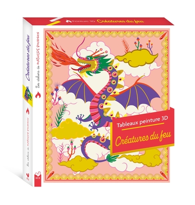 Picture of Les ateliers de Mathilde Bourgon - peinture 3D Créatures du feu - boite avec accessoires