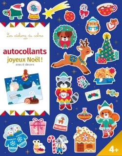 Picture of Autocollants Joyeux Noël ! avec 6 décors - pochette avec accessoires