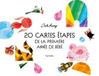 Image de 20 cartes étapes de la première année de bébé