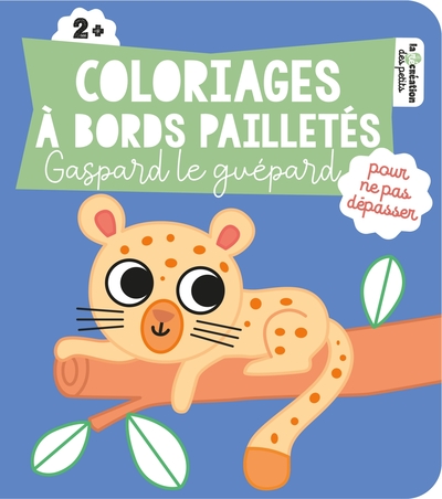 Picture of Coloriages à bords pailletés - Gaspard le guépard