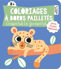 Picture of Coloriages à bords pailletés - Gaspard le guépard