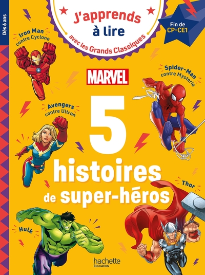 Picture of Disney - 5 histoires de super-héros Marvel - Fin de CP Début de CE1