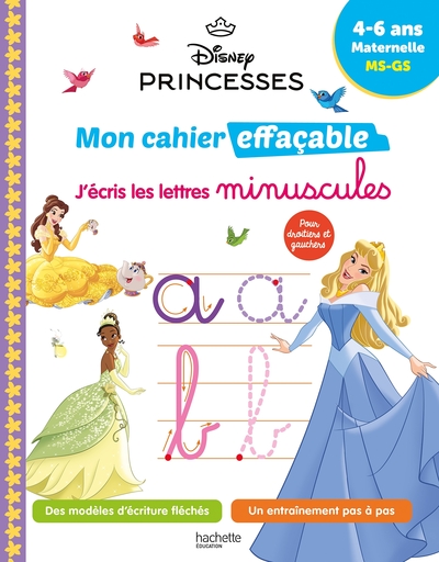 Picture of Disney - Princesses - Mon cahier effaçable - J'écris les lettres minuscules (4-6 ans)