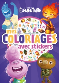 Image de ELEMENTAIRE - Mes Coloriages avec stickers - Disney Pixar