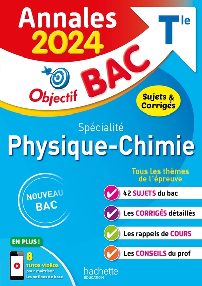 Image de Annales Objectif BAC 2024 - Spécialité Physique-Chimie