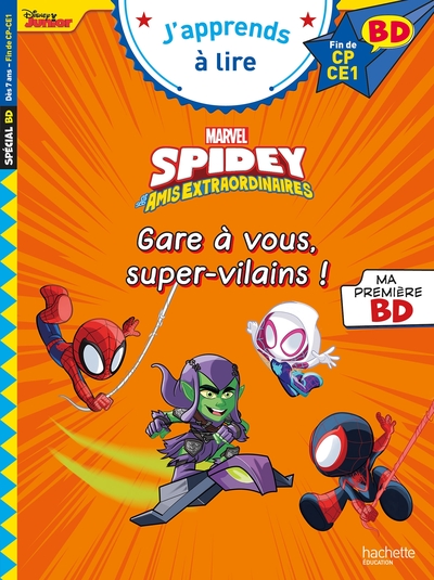 Image de Disney BD Fin de CP-CE1 - Spidey et ses amis extraordinaires - Gare à vous, super-vilains !